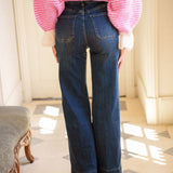 Jean Wide Alix Bleu Stone
