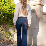 Jean Wide Amalia Bleu Stone