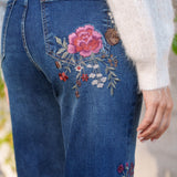 Jean Wide Amalia Bleu Stone