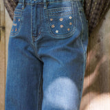 Jean Wide Amor Bleu Stone