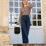 Jean Wide Basile Bleu Délavé