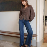 Jean Wide Clotilde Bleu Délavé