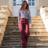Jean Wide Clotilde Brique