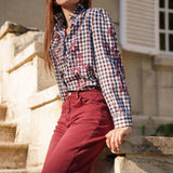 Jean Wide Clotilde Brique