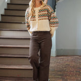 Jean Wide Clotilde Chocolat
