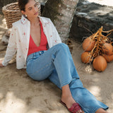 Jean Wide Coco Bleu Délavé