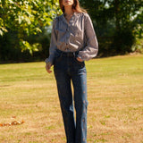 Jean Wide Garance Bleu Stone