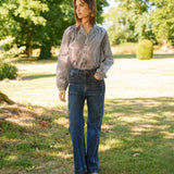 Jean Wide Garance Bleu Stone