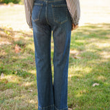 Jean Wide Garance Bleu Stone