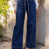 Jean Wide Gianna Bleu Stone