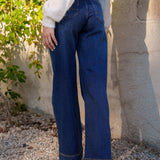 Jean Wide Gianna Bleu Stone