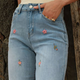 Jean Wide Happy Délavé Clair