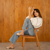 Jean Wide Héloïse Bleu Délavé