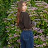 Jean Wide Isaline Bleu Stone