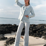 Jean Wide Joliane Bleu