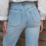 Jean Wide Lou-Anne Bleu Délavé