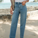 Jean Wide Monet Bleu Délavé