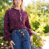 Jean Wide Nélia Bleu Stone