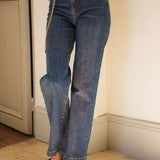 Jean Wide Noé Bleu Délavé