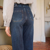 Jean Wide Oriana Bleu Stone