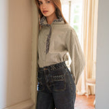 Jean Wide Oriana Bleu Stone
