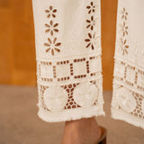 Jean Wide Pauligny Ecru