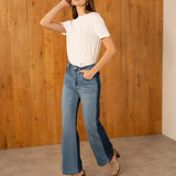 Jean Wide Poum Bi-color