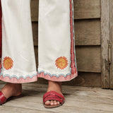 Jean Wide Sharly Ecru