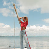 Jean Wide Sharly Délavé Clair