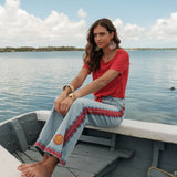 Jean Wide Sharly Délavé Clair