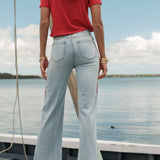 Jean Wide Sharly Délavé Clair