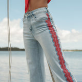 Jean Wide Sharly Délavé Clair