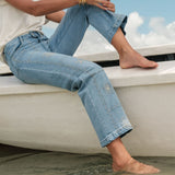 Jean Wide Soléa Bleu Délavé