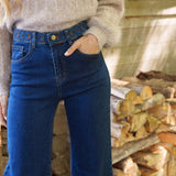 Jean Wide Vanya Bleu Stone