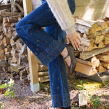Jean Wide Vanya Bleu Stone