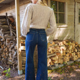 Jean Wide Vanya Bleu Stone