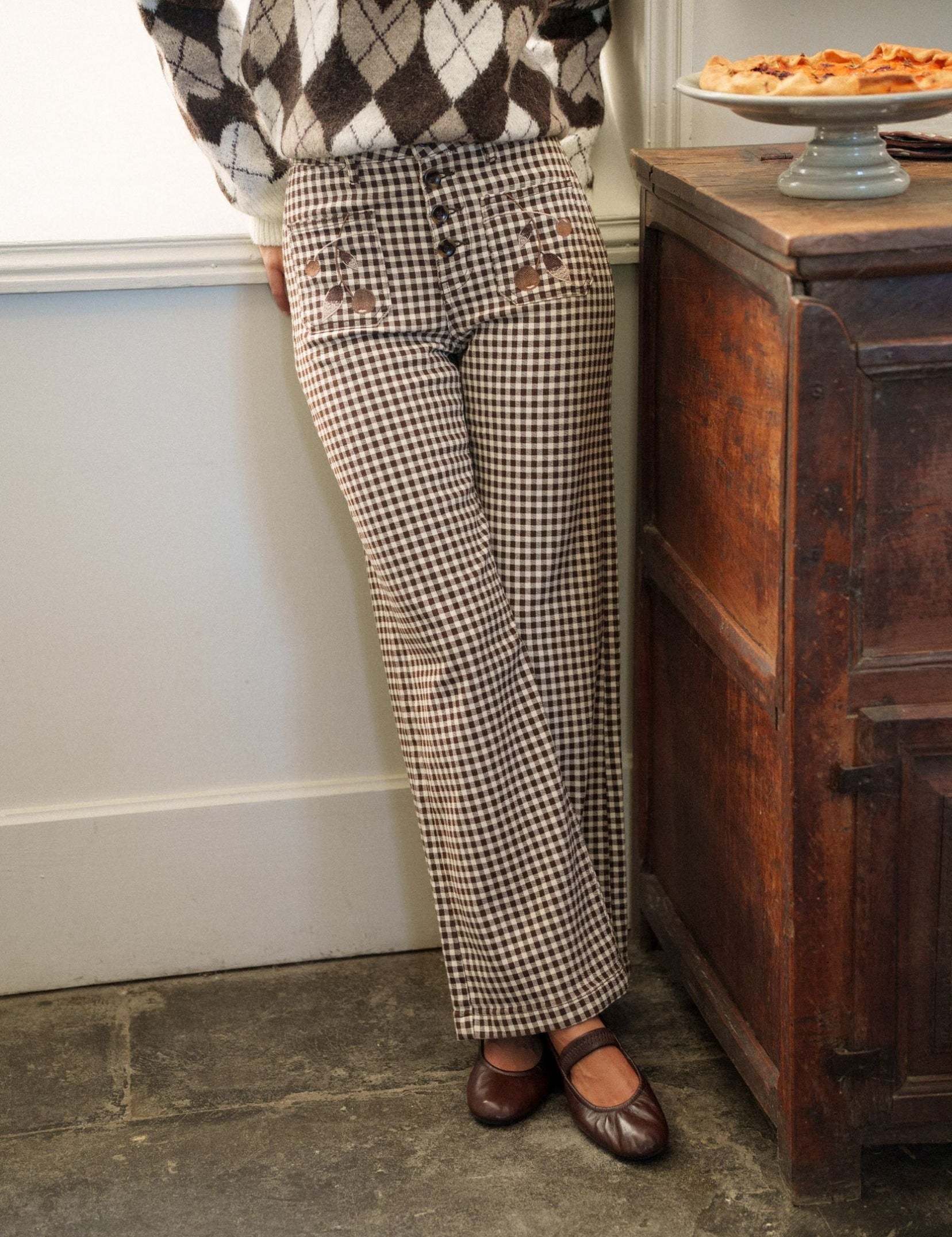 Pantalon Ella Chocolat