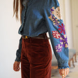 Pantalon Velours Eloy Bordeaux