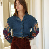 Pantalon Velours Eloy Bordeaux
