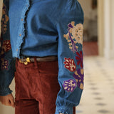 Pantalon Velours Eloy Bordeaux
