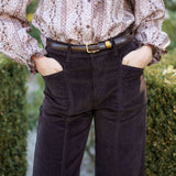 Pantalon Velours Eloy Chocolat