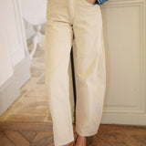 Pantalon Velours Erine Beige