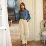 Pantalon Velours Erine Beige