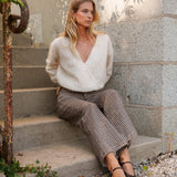 Pantalon Wide Alessia Taupe