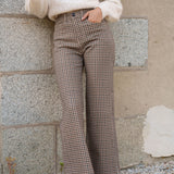 Pantalon Wide Alessia Taupe