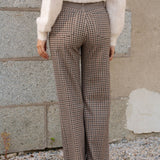 Pantalon Wide Alessia Taupe