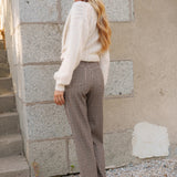 Pantalon Wide Alessia Taupe