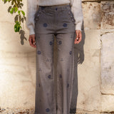 Pantalon Wide Calie Marine
