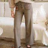 Pantalon Wide Johanne Taupe