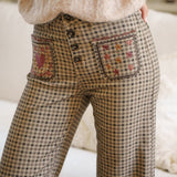 Pantalon Wide Johanne Taupe